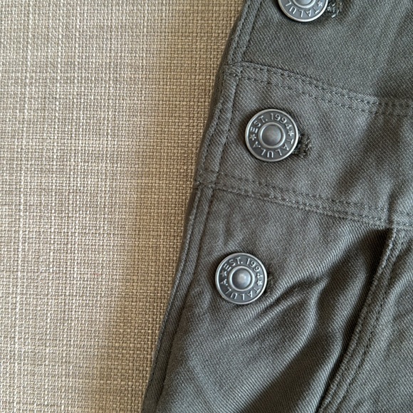 Aritzia Talula Olive Green Romper - Picture 4 of 9